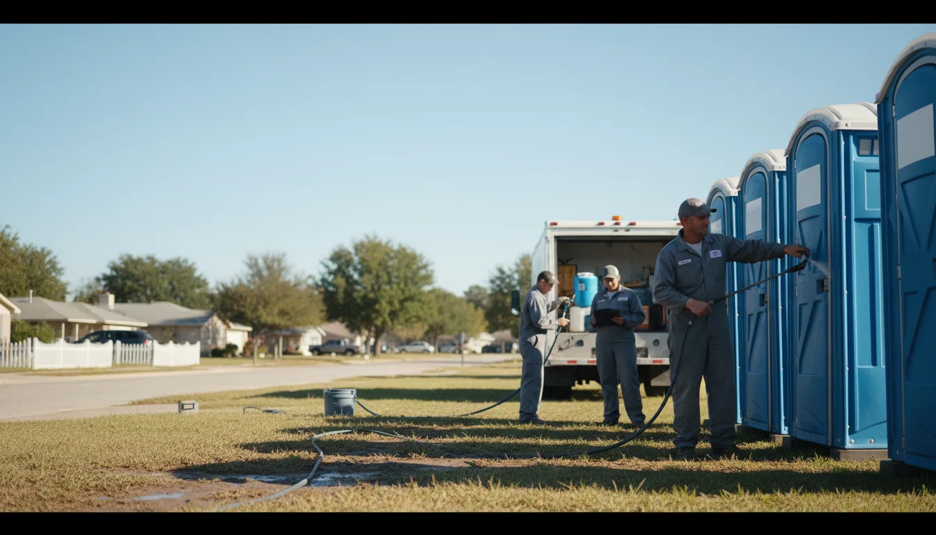Long-Term Portable Toilet Rental in Henrico, NC near me